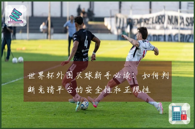 世界杯外围买球新手必读：如何判断竞猜平台的安全性和正规性